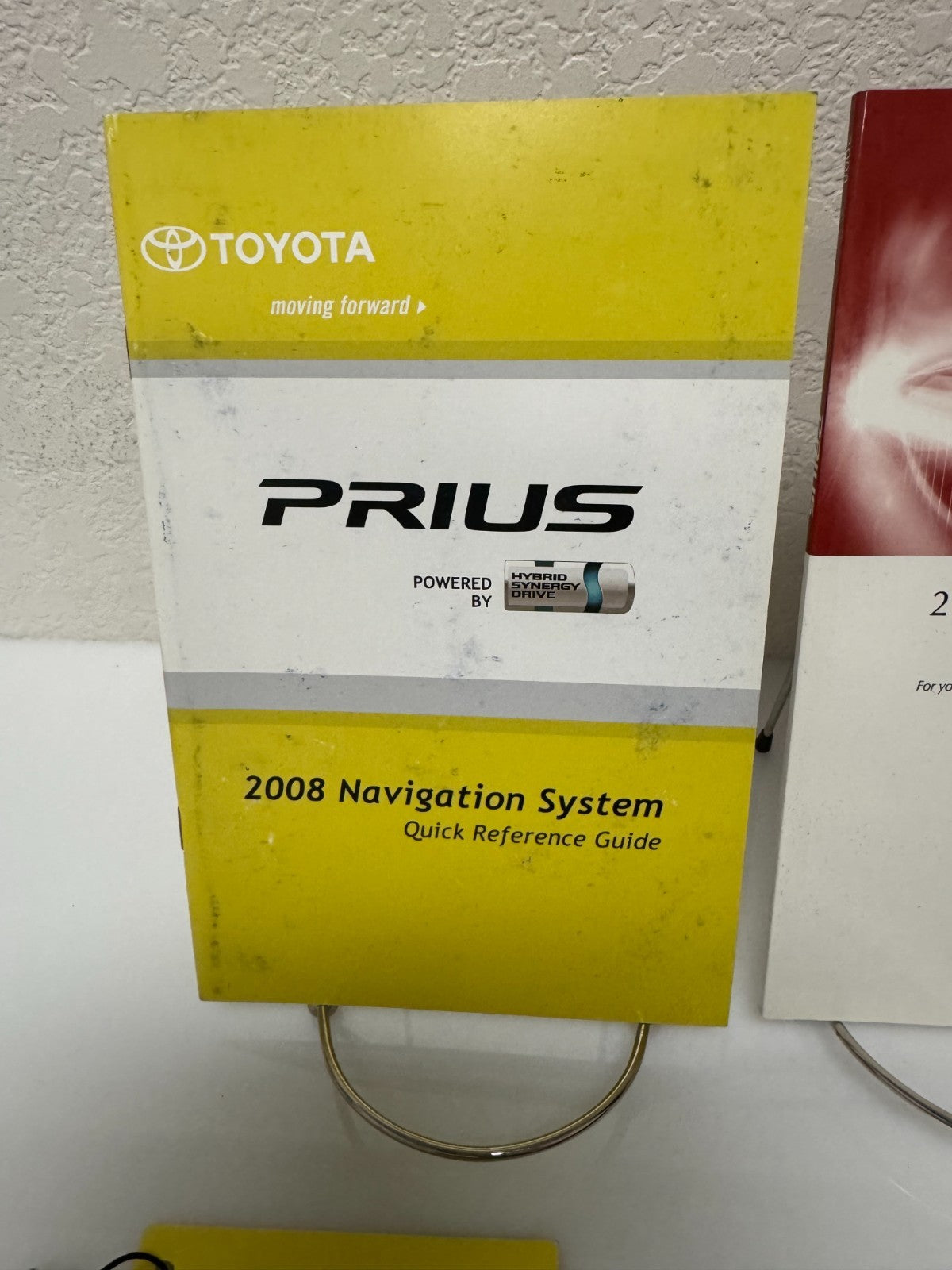 2008 Toyota Prius Genuine OEM Owner's Manual Set w/Toyota Case & Navigation