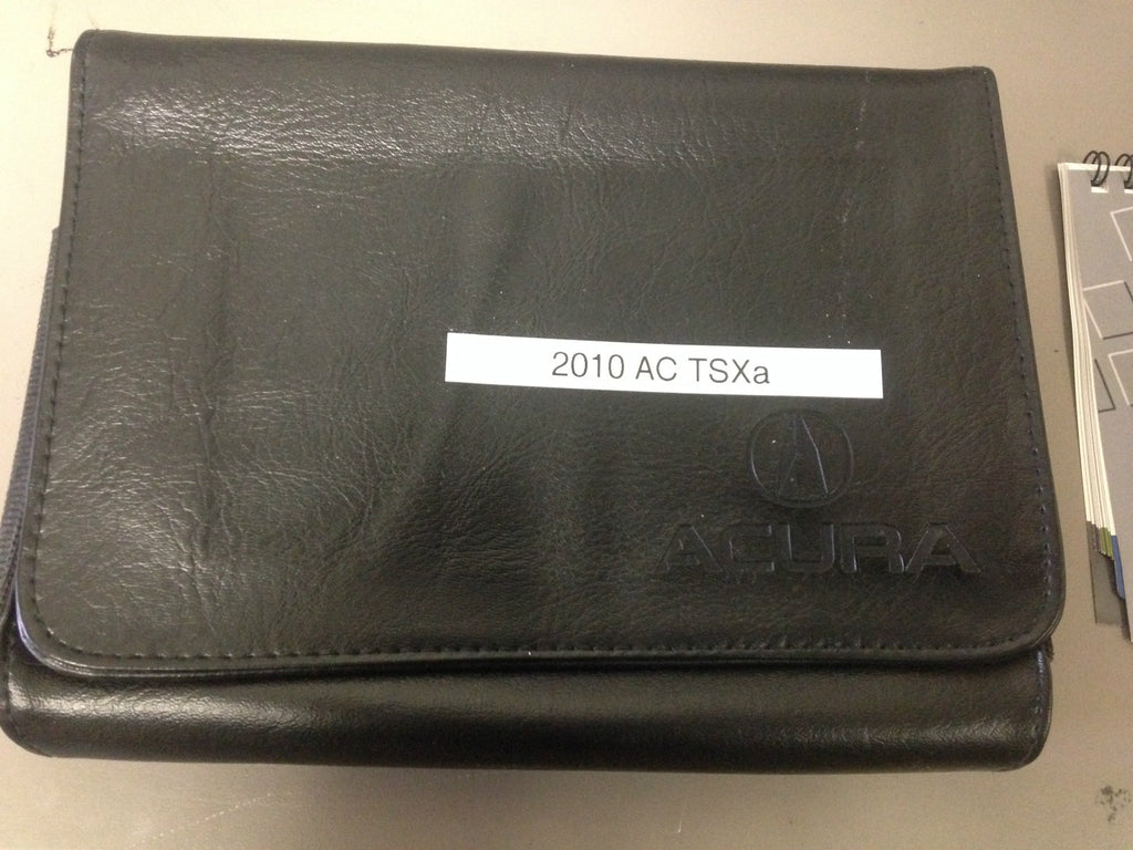 2010 Acura TSX Genuine OEM Owner's Manual Set w/Technology Manual & Acura Case