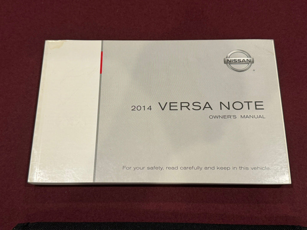 2014 Nissan Versa Note Genuine OEM Owner's Manual Set w/Case--Free Shipping!