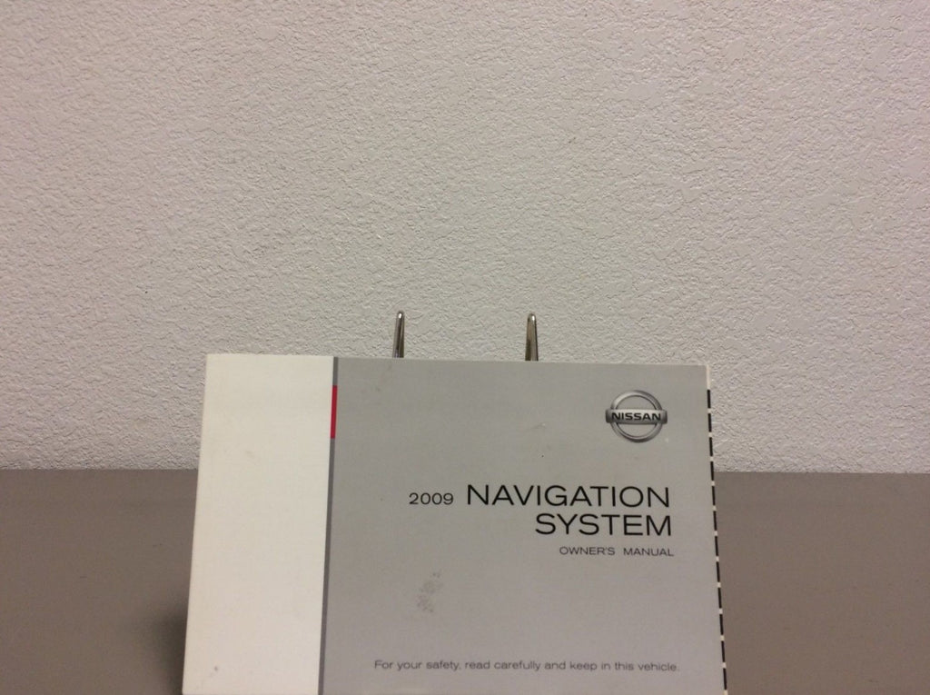 2009 Nissan Maxima Genuine OEM Owner's Manual Set with Navigation Manual & Case