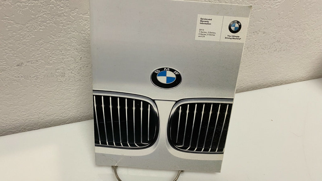 2013 BMW 5-Series Integrated Sedan 528i 535i 550i Owner's Manual