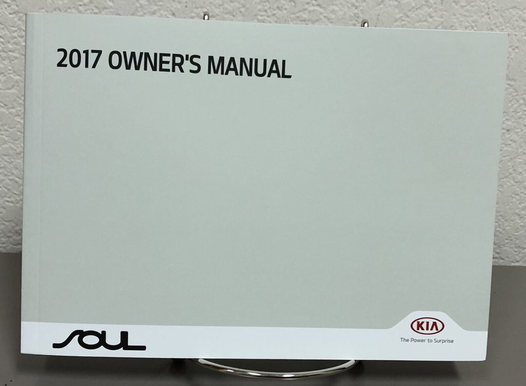 2017 Kia Soul Genuine OEM Owner's Manual Set w/Supplements & Case-Free Shipping!