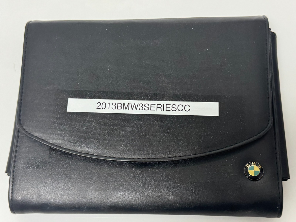 2012 BMW 3 Series Coupe/Convertible Owner's Manual Set w/BMW Case & iDrive/Navi