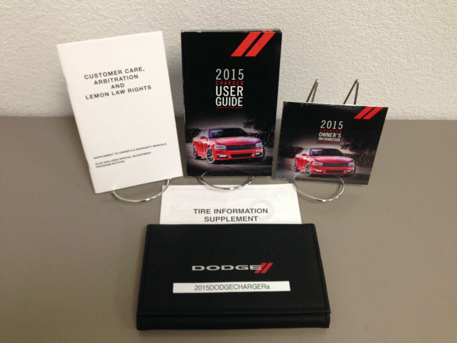 2015 Dodge Charger incl. SRT 392 SRT Hellcat OEM Owner's Manual w/ DVD & Case