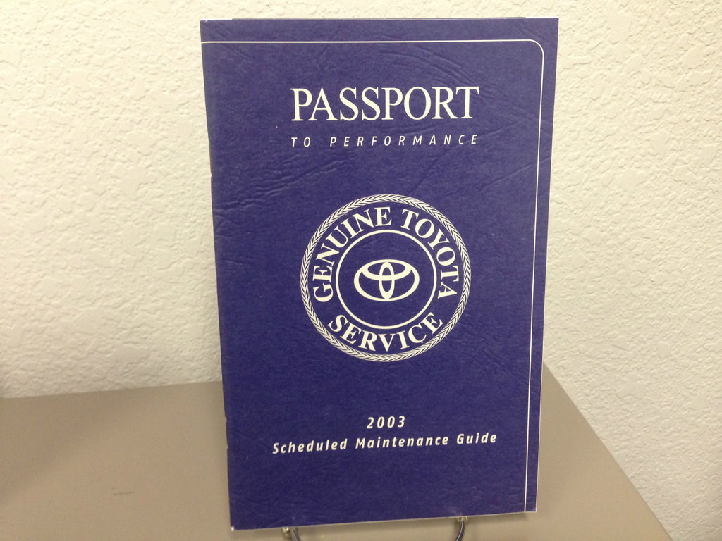 2003 Toyota Camry Genuine OEM Owner's Manual Set--Free Shipping!!!