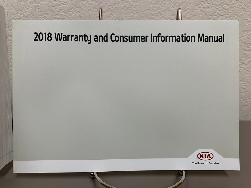 2018 Kia Optima Genuine OEM Owner's Manual Set w/Leather Kia Case-Free Shipping!