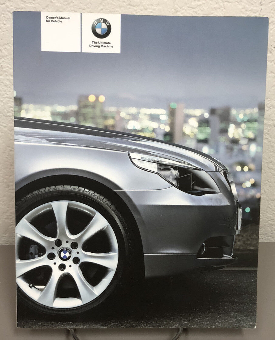 2007 BMW 5-Series 525i 530i 550i 525xi 530xi Genuine OEM Owner's Manual Set