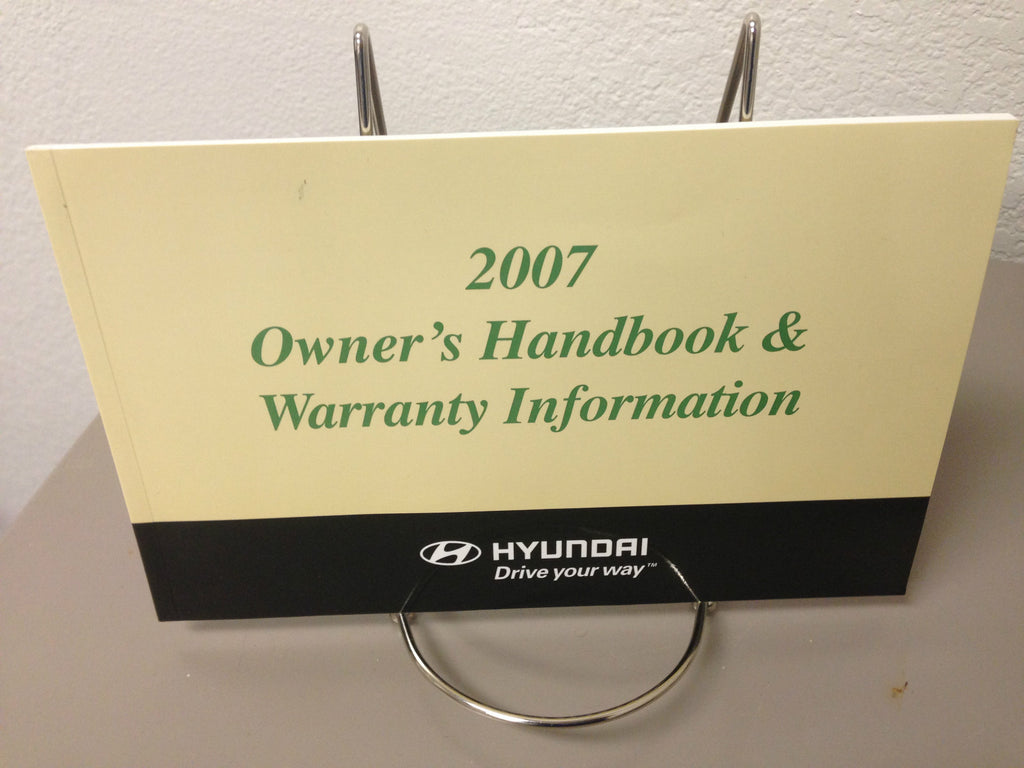 2007 Hyundai Sonata Genuine OEM Owner's Manual Set w/Hyundai Case--Free Shipping