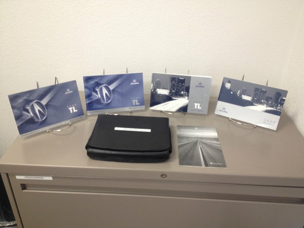 2004 Acura TL Genuine OEM Owner's Manual Set with Case-Free Shipping