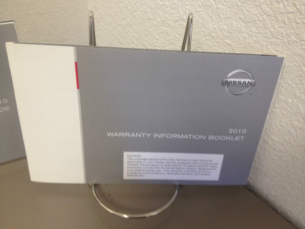 2010 Nissan Sentra Genuine OEM Owner's Manual with Case--Fast Free Shipping