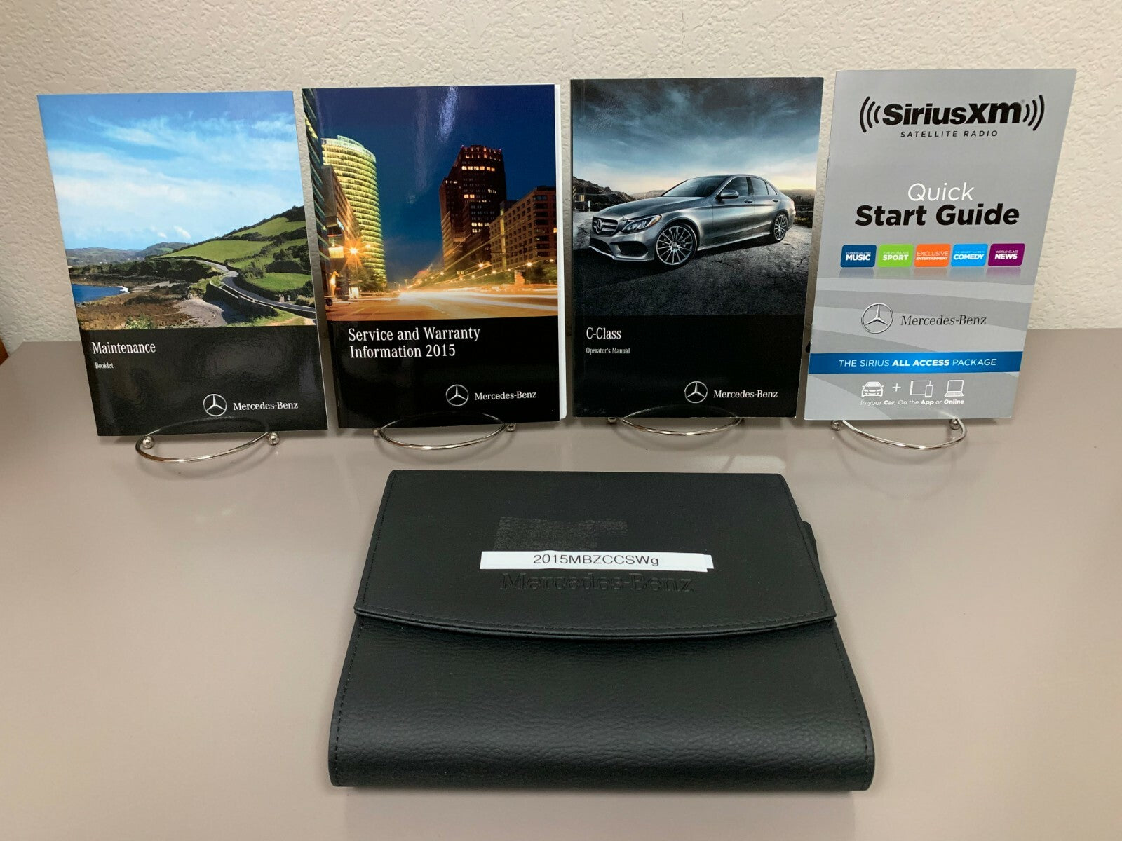 2015 Mercedes-Benz C-Class Sedan Wagon C300 C400 4MATIC OEM Owner's Manual Set
