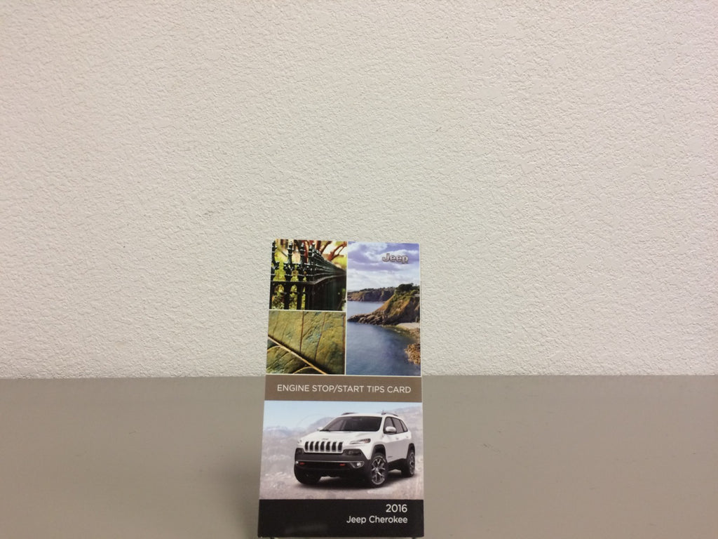 2016 Jeep Cherokee Genuine OEM Owner's Manual Set w/Case & Bonus Key FOB