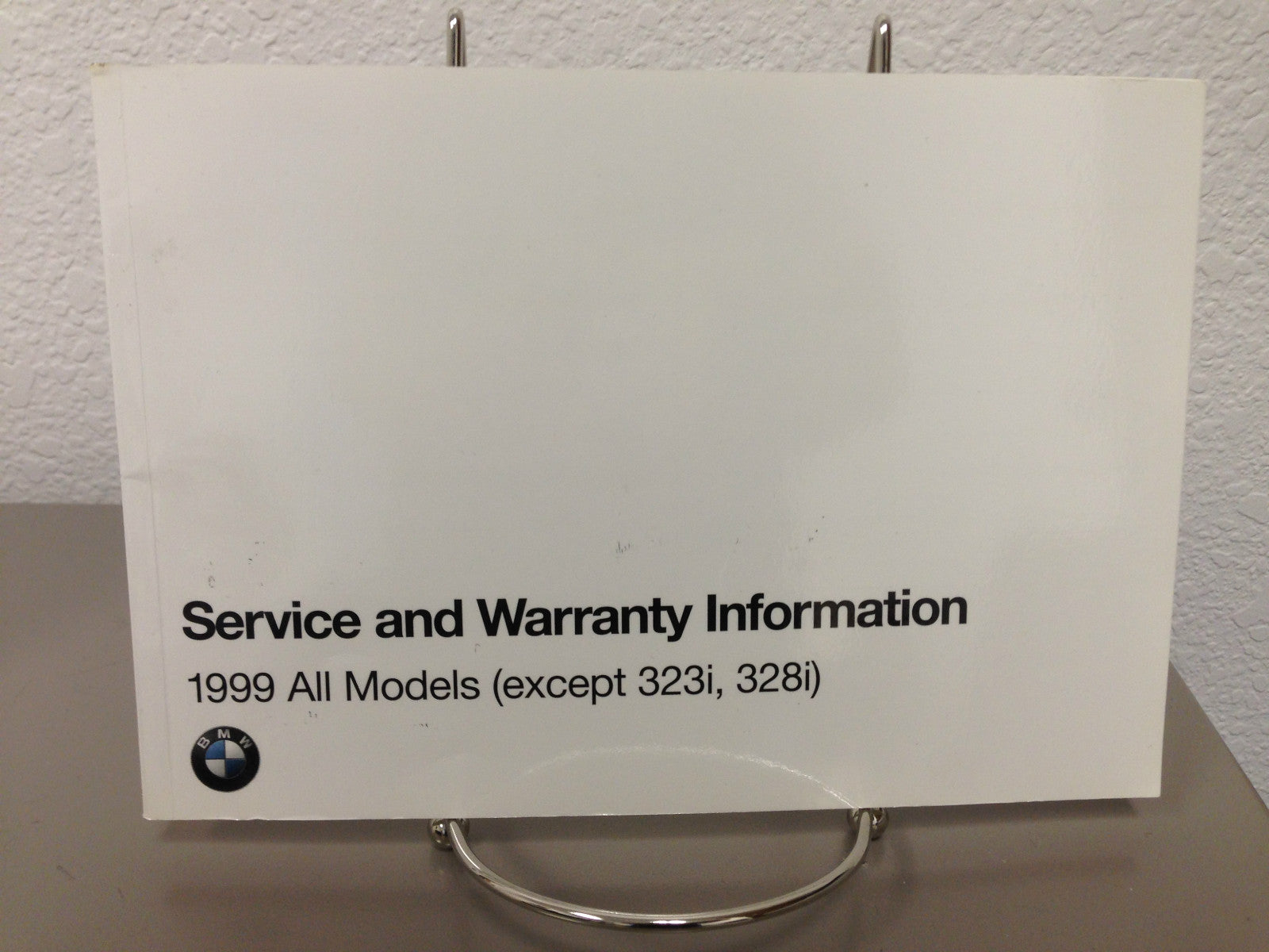 1999 BMW 3-Series 318i 318is 323i 323is 328i 328is OEM Owner's Manual