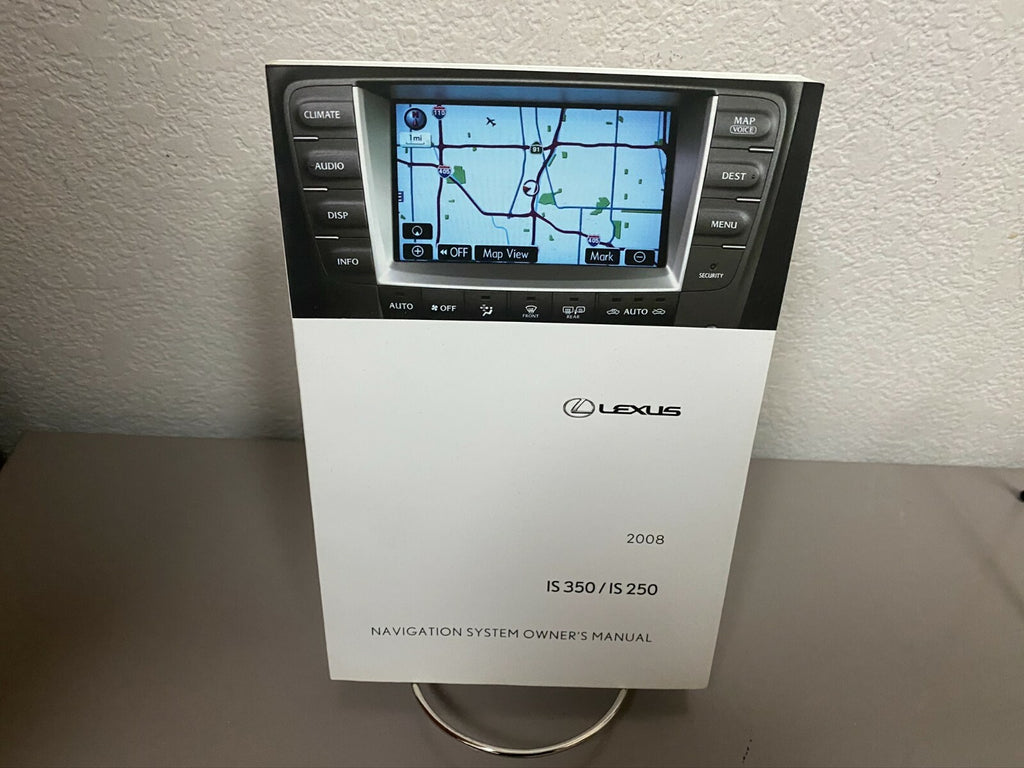 2008 Lexus IS350 IS250 Genuine OEM Owner's Manual Set w/Case--Free Shipping!!!