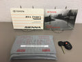 2004 Toyota Sienna Genuine OEM Owner's Manual Set w/Case & Bonus Key FOB