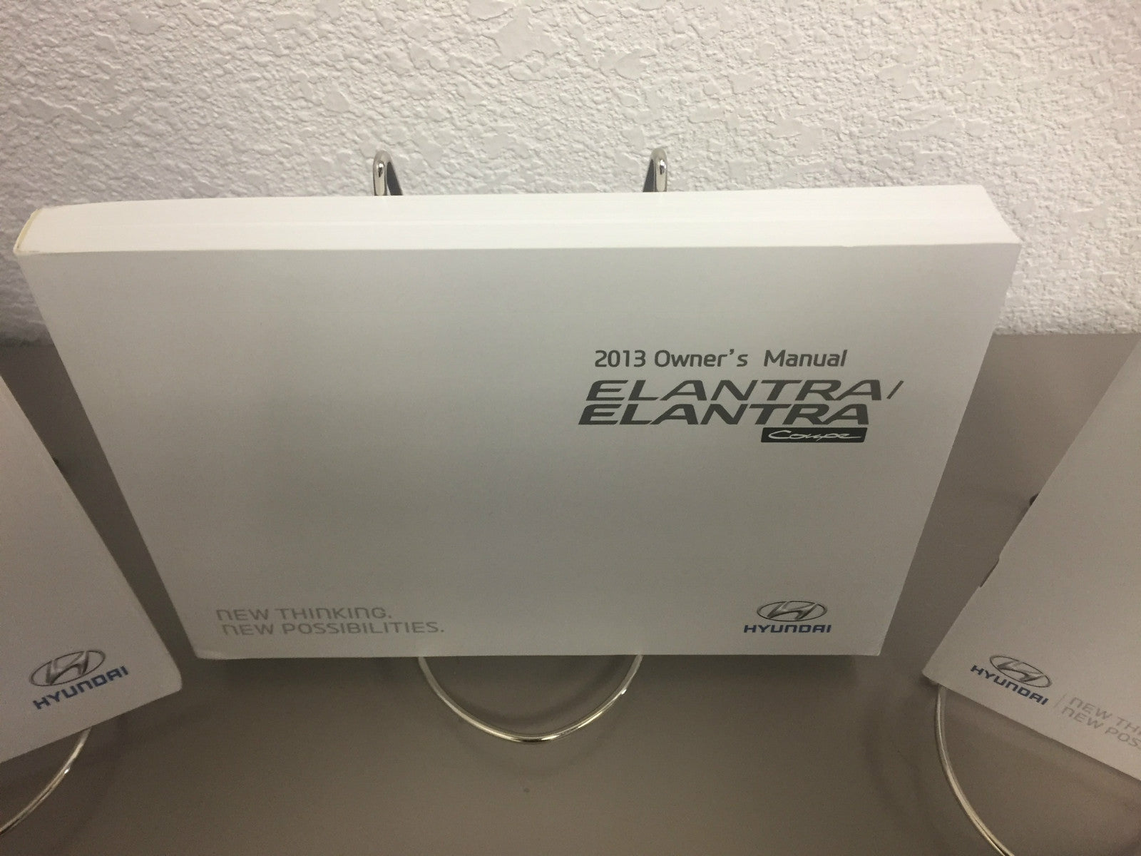 2013 Hyundai Elantra Coupe Genuine OEM Owner's Manual Set - Free Shipping