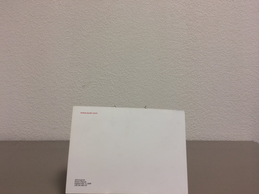 2010 Audi A4 Sedan Genuine OEM Owners Manual Set w/Navigation Manual & Audi Case