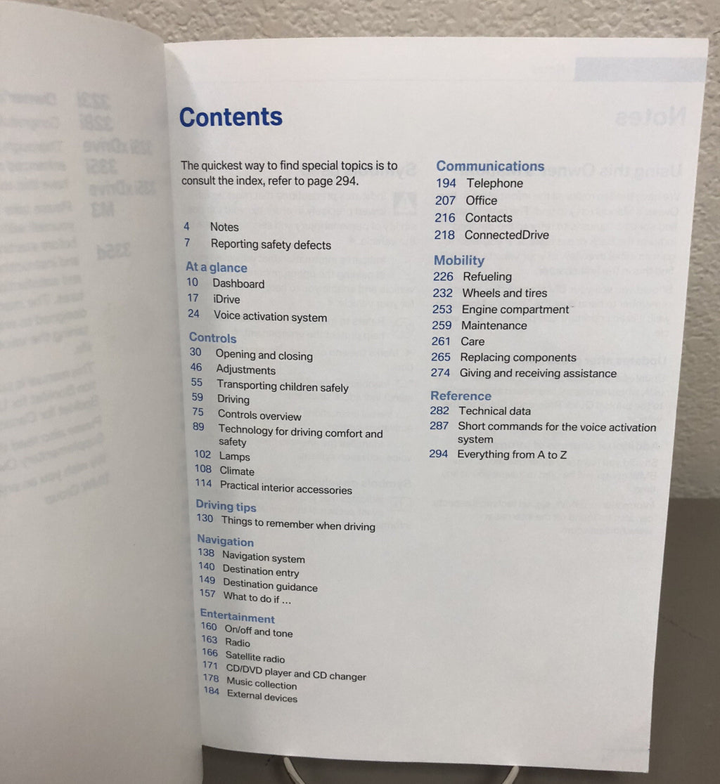 2012 BMW 3-Series Sedan Genuine OEM Owner's Manual Set w/BMW Case--Free Shipping