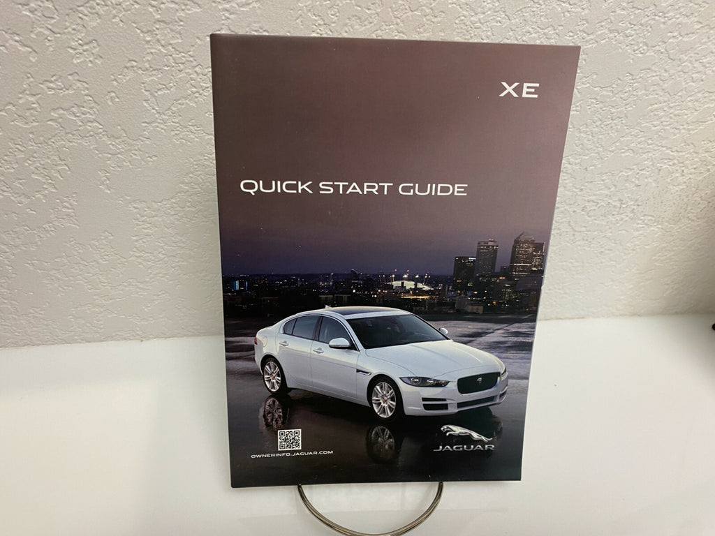 2017 Jaguar XE Genuine OEM Owner's Manual Set with Jaguar Case--Free Shipping!!!