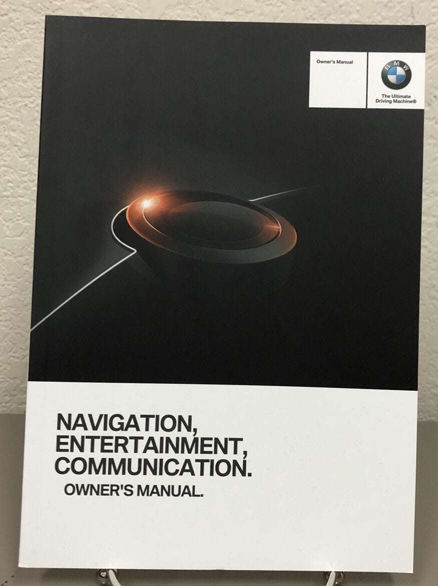 2015 BMW 3-Series Sedan Genuine OEM Owner's Manual Set w/Navigation & BMW Case