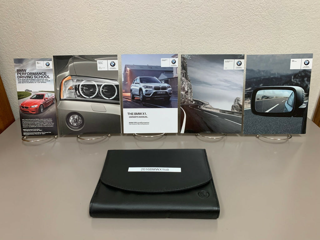 2016 BMW X1 2.8i xDrive Genuine OEM Owner's Manual Set with BMW Case-Ships Free!