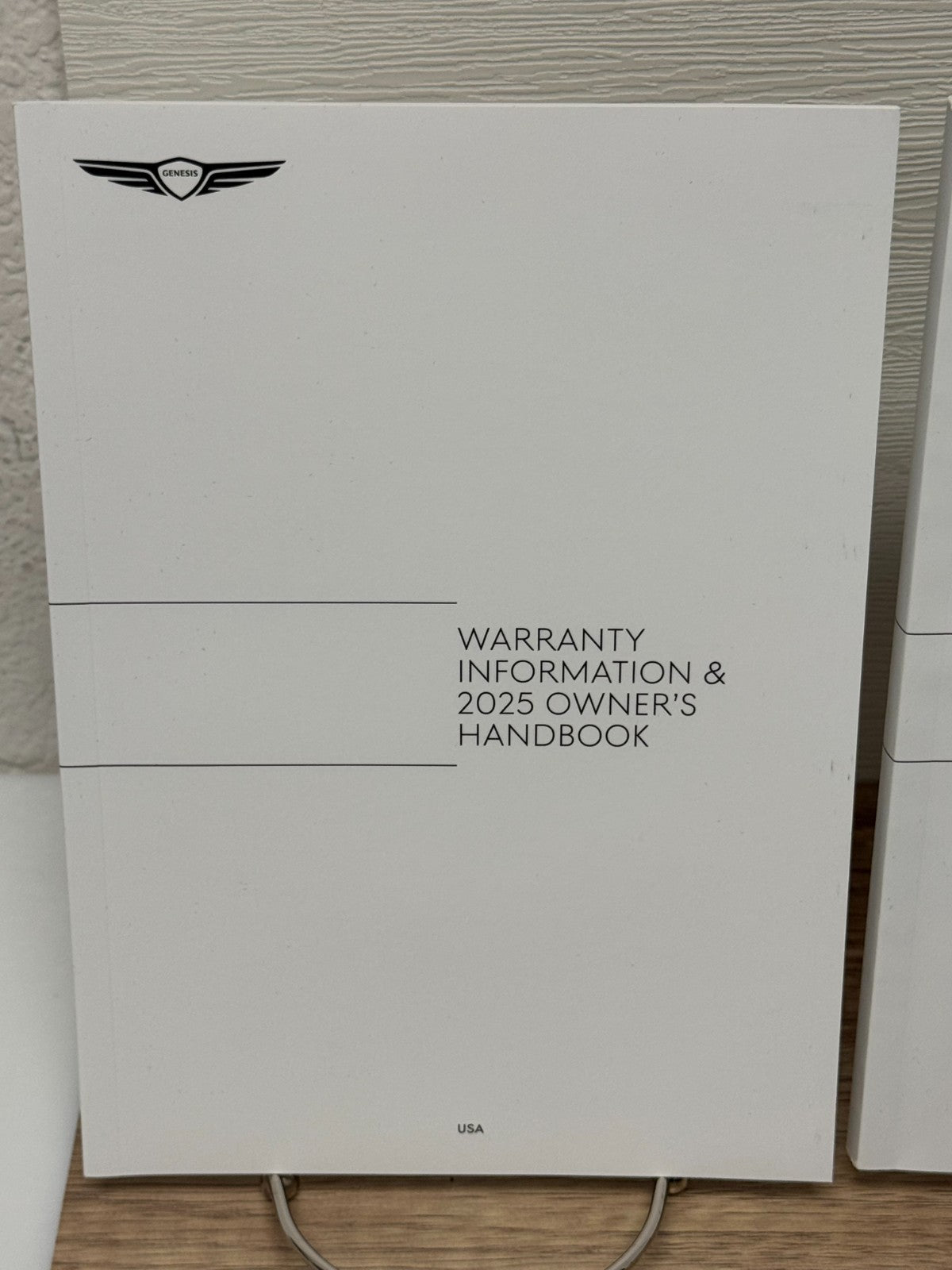 2025 Genesis G70 Genuine OEM Owner's Manual Set w/Protective Case