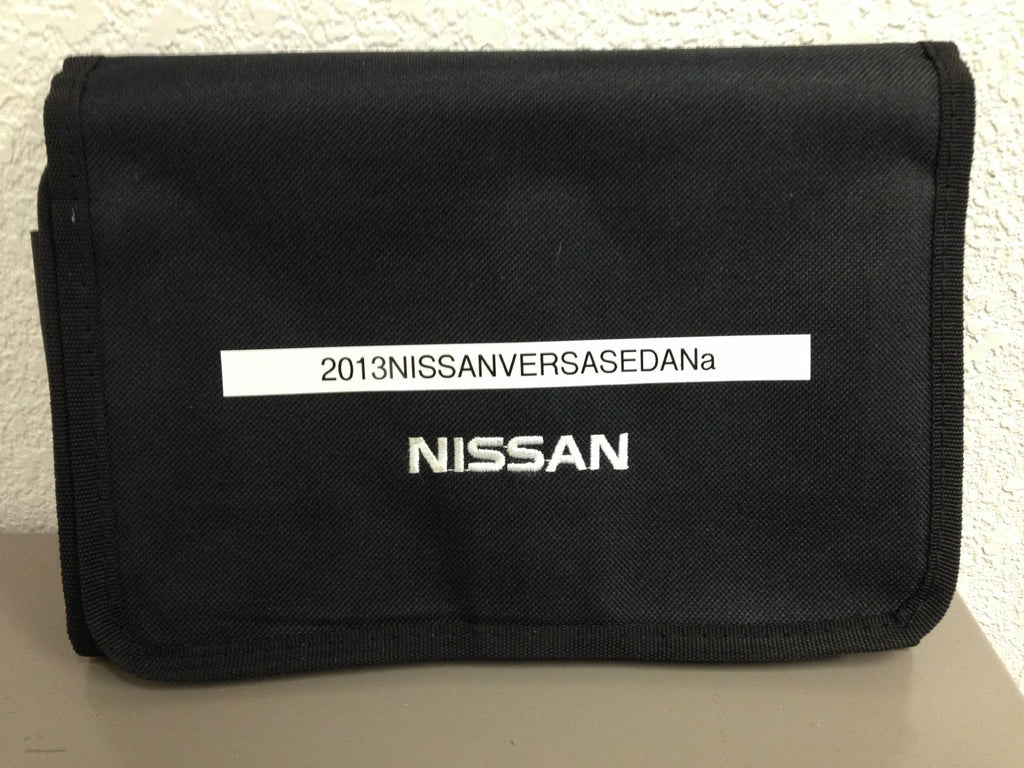 2013 Nissan Versa Sedan Genuine OEM Owner's Manual Set with Case Free Shipping