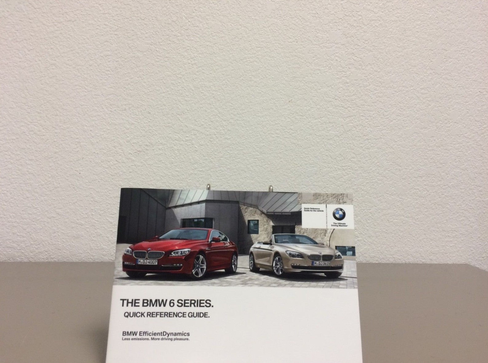 2014 BMW 6 Series Coupe Genuine OEM Owner's Manual Set w/Case & Bonus Key FOB!!!