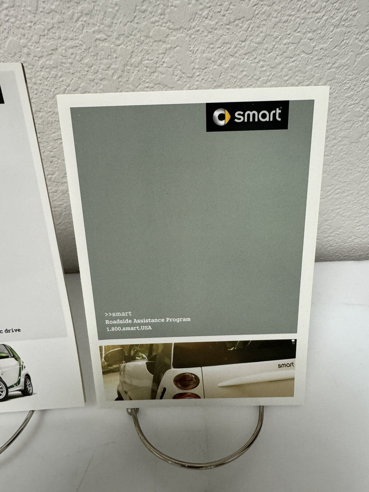 2013 Smart ForTwo Electric Car Owners Manual w/Bonus Key FOB-Genuine OEM
