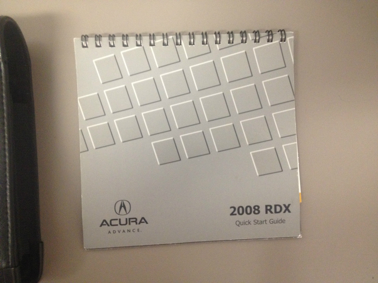 2008 Acura RDX Genuine OEM Owner's Manual Set w/Navigation Manual & Nissan Case