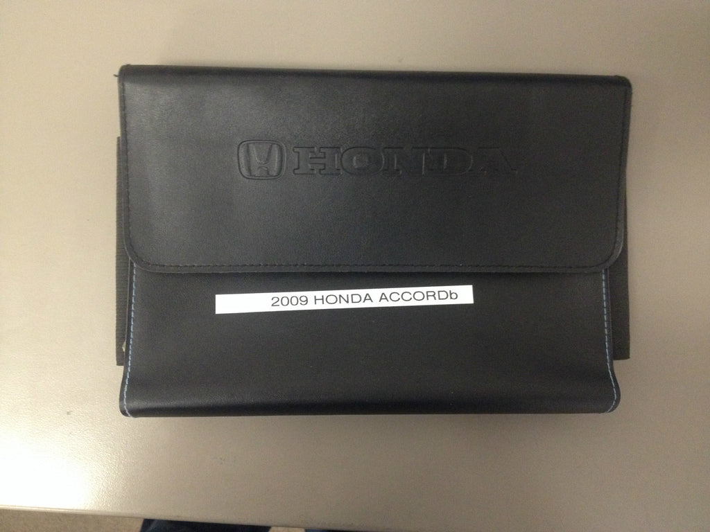 2009 Genuine OEM Honda Accord Sedan Owner's Manual w/Case--Fast Free Shipping