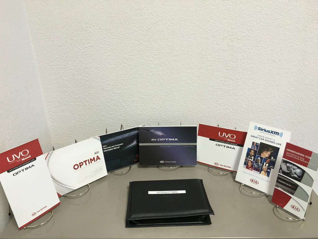 2013 Kia Optima Genuine OEM Owner's Manual Set w/Case-Free Shipping!