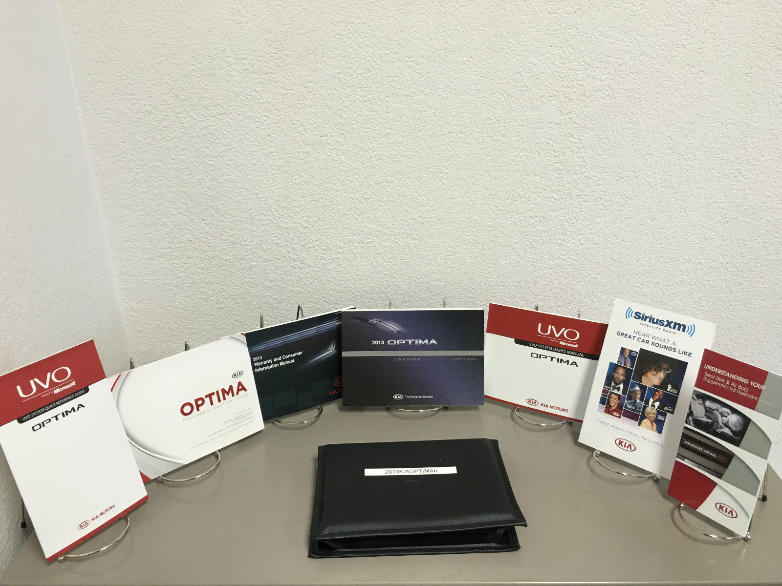 2013 Kia Optima Genuine OEM Owner's Manual Set w/Case-Free Shipping!