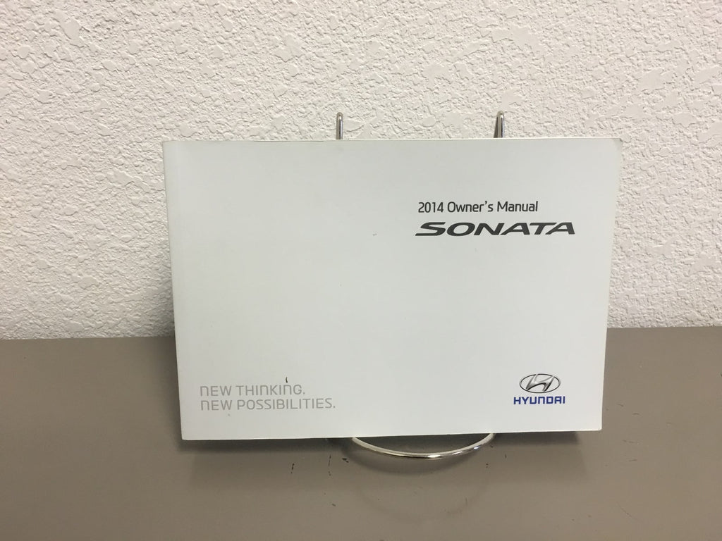2014 Hyundai Sonata Genuine OEM Owner's Manual Set w/Case & Bonus Key FOB