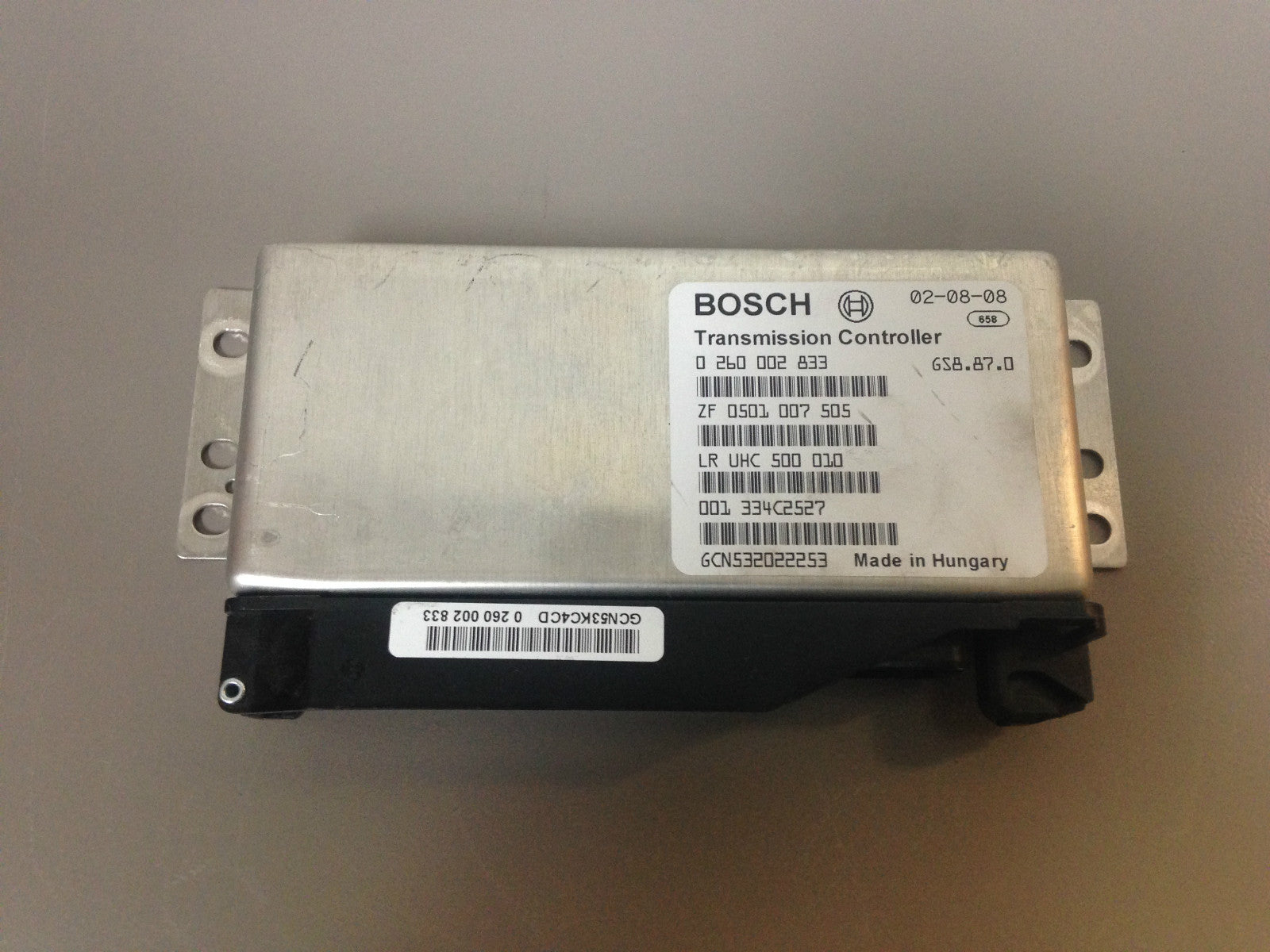 2003 LAND ROVER DISCOVERY TRANSMISSION CONTROL MODULE BRAIN UNIT 0260002833 OEM