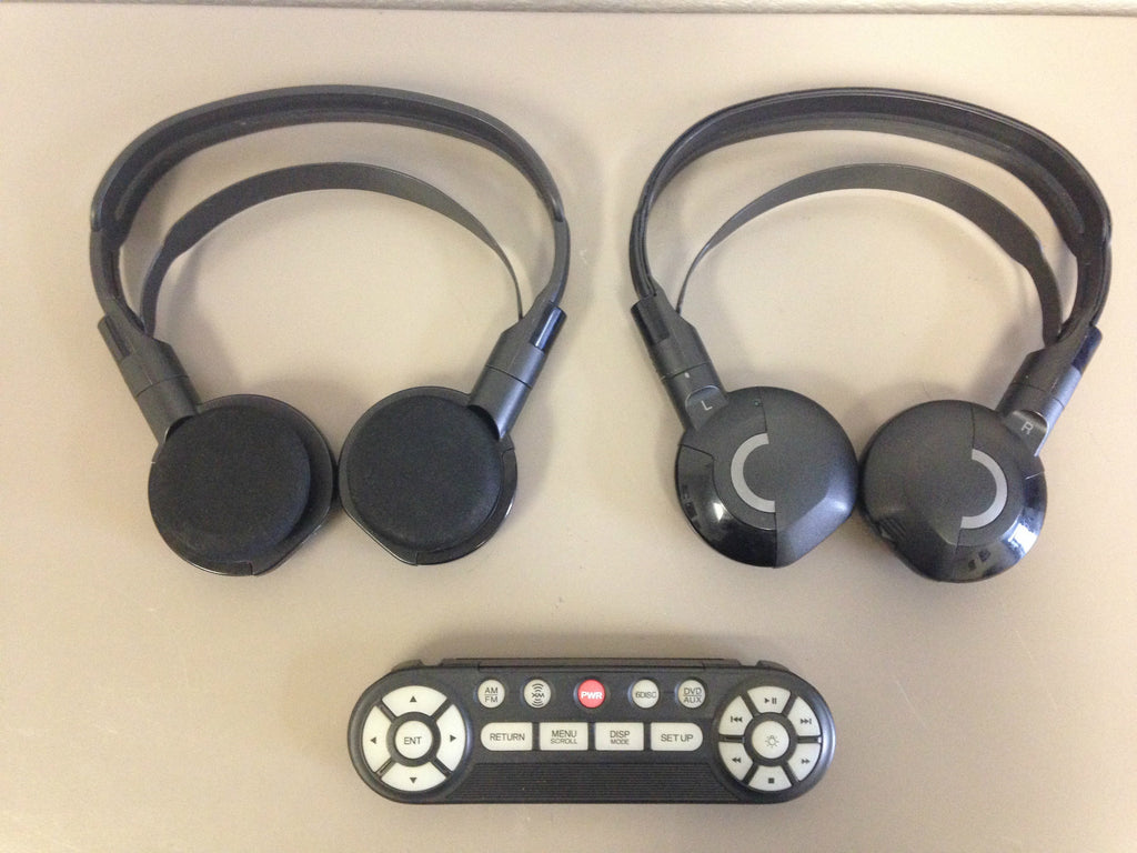 2005-2010 Acura MDX & Honda Pilot Odyssey OEM Wireless Headphones w/ DVD Remote