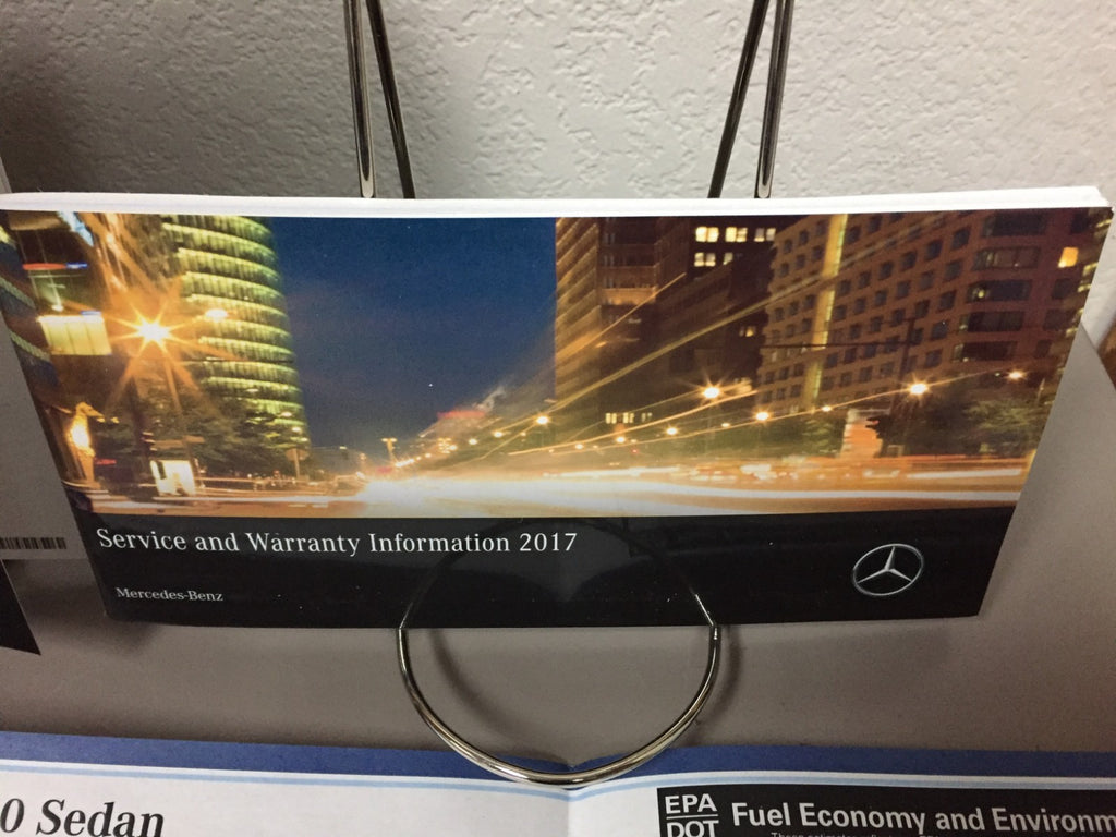 2017 Mercedes-Benz C-Class Sedan Wagon Genuine OEM Owner's Manual Set w/Case