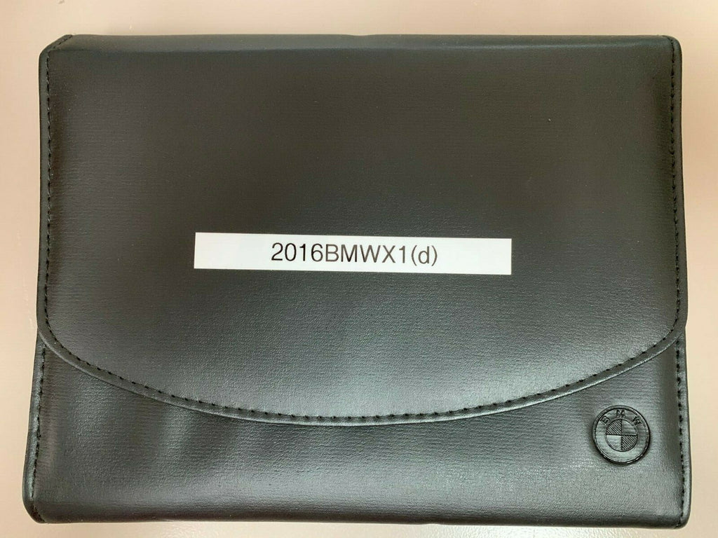 2016 BMW X1 2.8i xDrive Genuine OEM Owner's Manual Set with BMW Case-Ships Free!