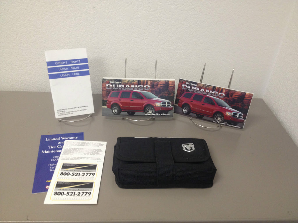 2007 Dodge Durango Genuine OEM Owner's Manual Set w/Dodge Case--Free Shipping!!!