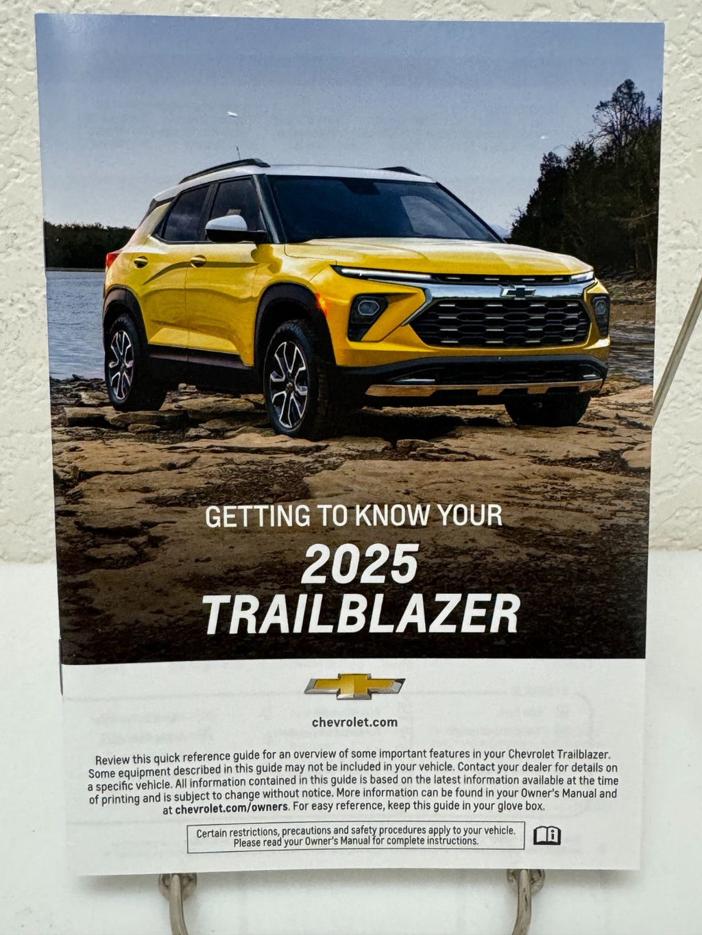 2025 Chevrolet Chevy Trailblazer Genuine OEM Owner's Manual