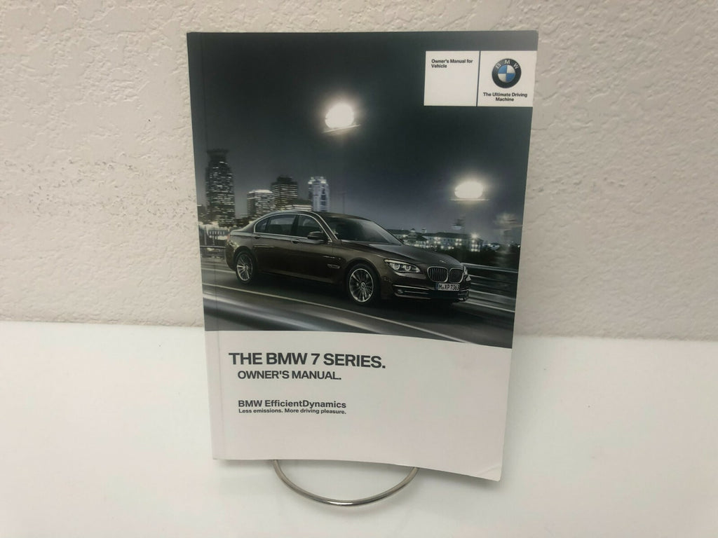 2013 BMW 7 Series 740i Li 750i 760Li xDrive OEM Owner's Manual w/Case