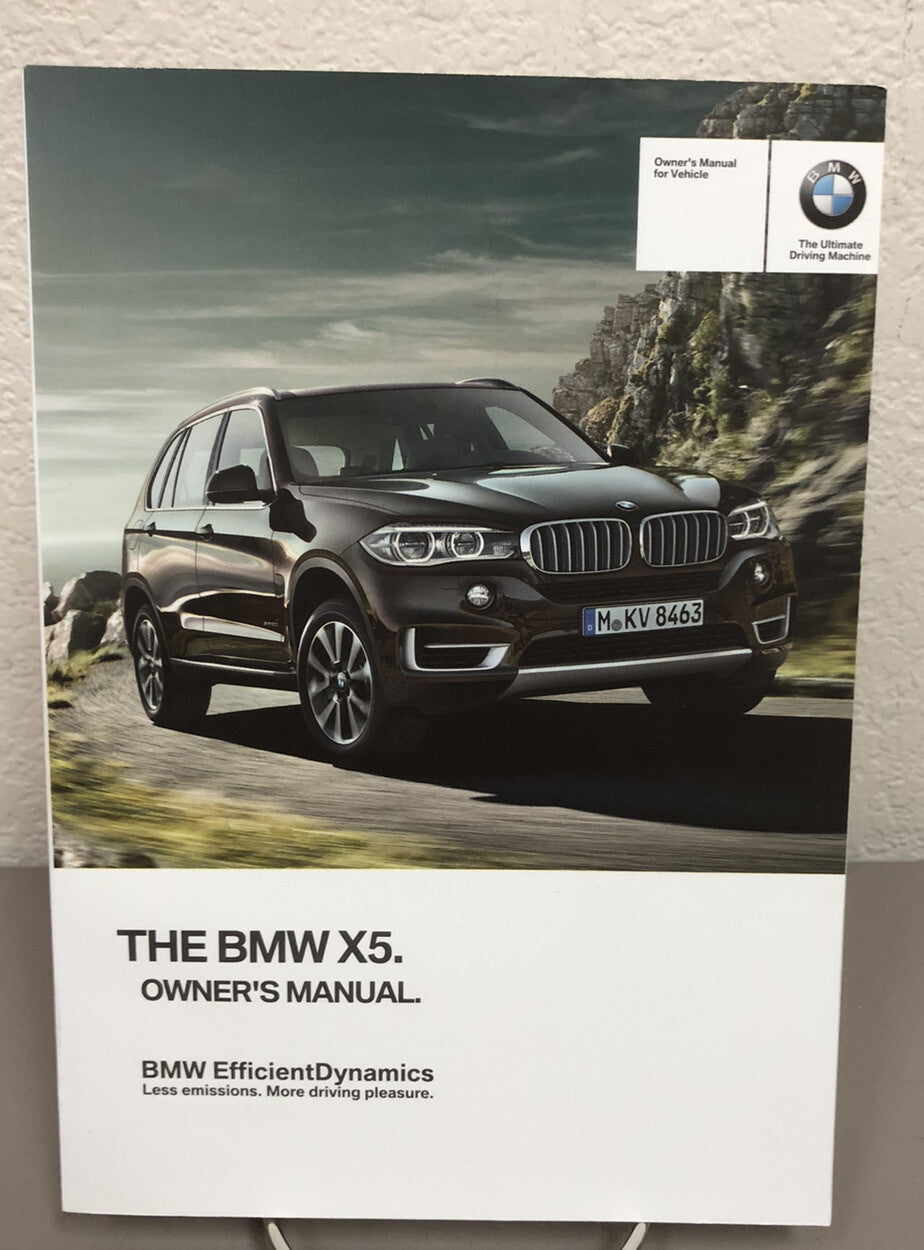 2014 BMW X5 sDrive 35i xDrive 35i xDrive 50i OEM Owners Manual Set w/Navigation