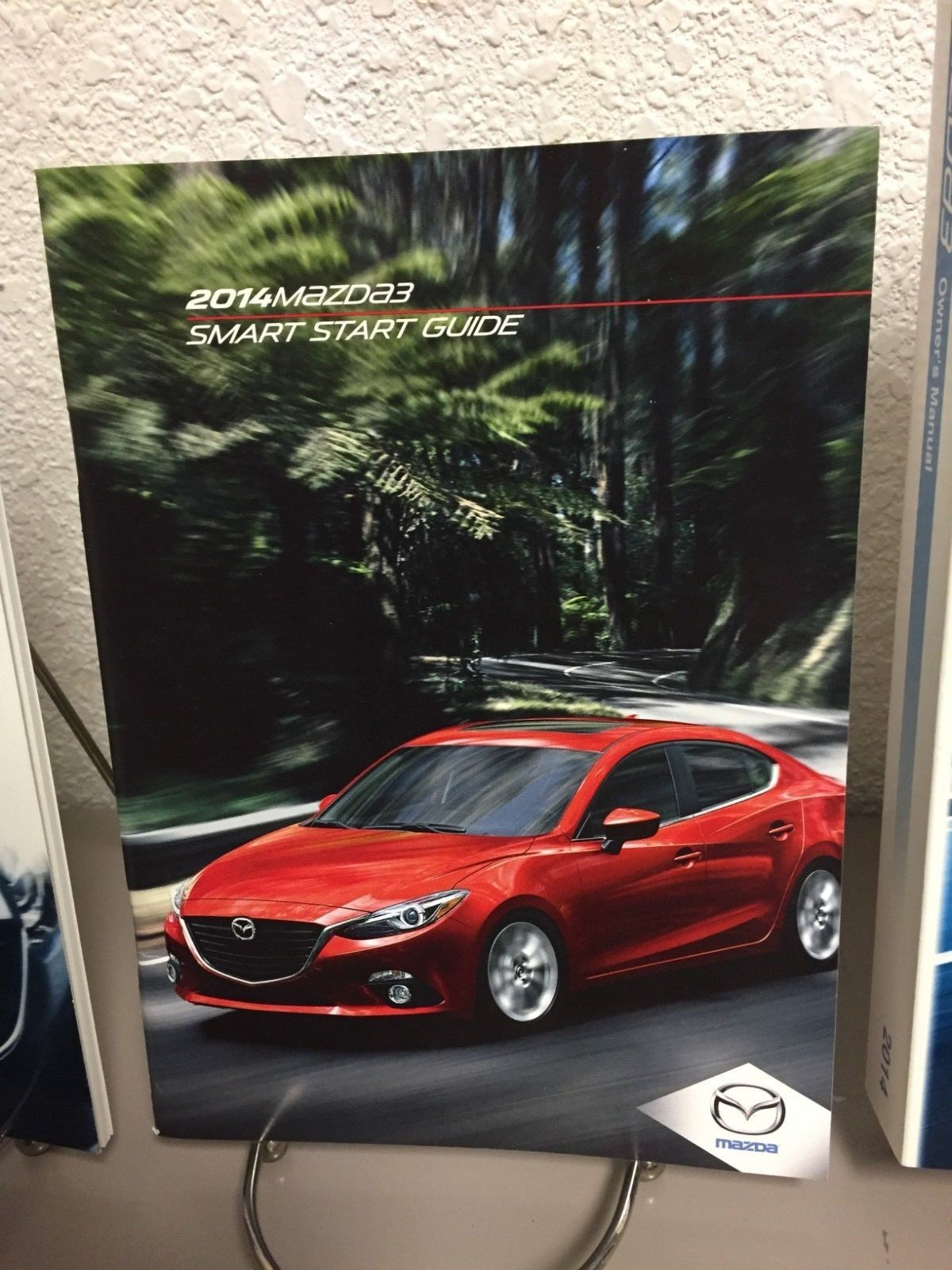 2014 Mazda 3 Genuine OEM Owner's Manual Set w/Navigation Manual & Mazda Case
