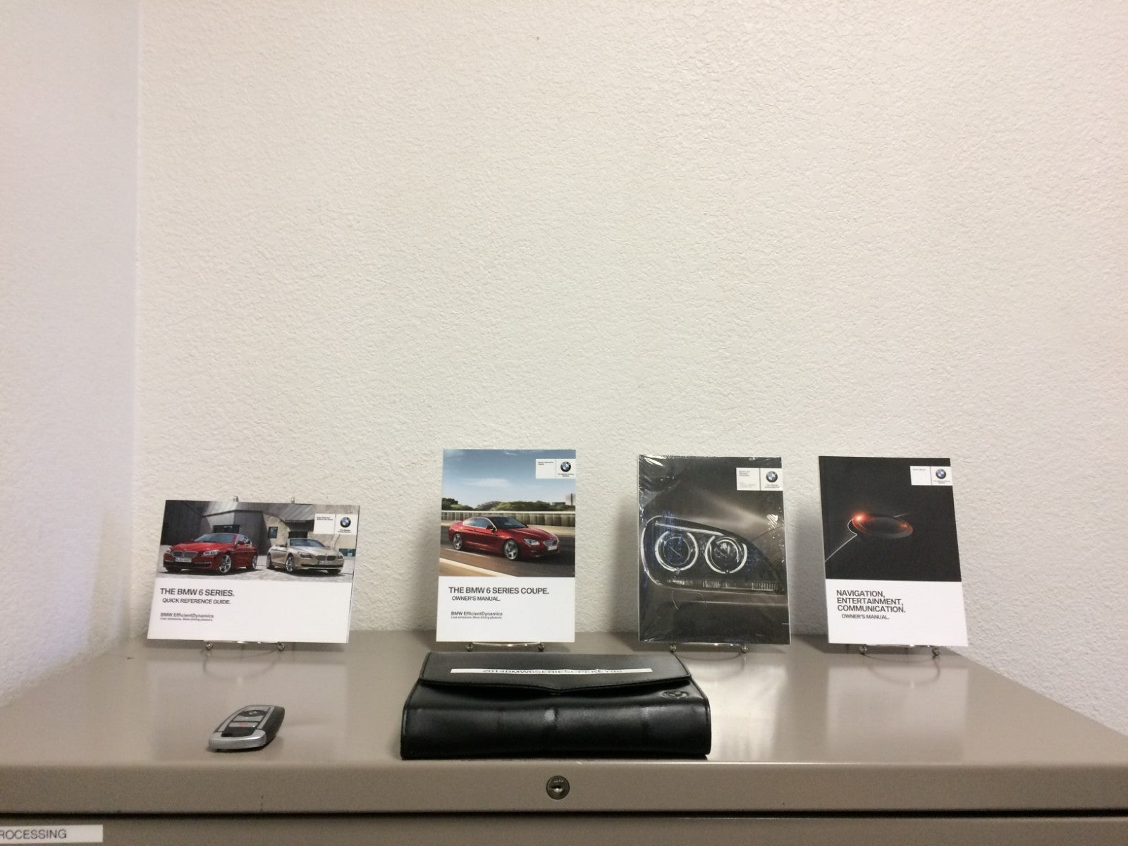 2014 BMW 6 Series Coupe Genuine OEM Owner's Manual Set w/Case & Bonus Key FOB!!!