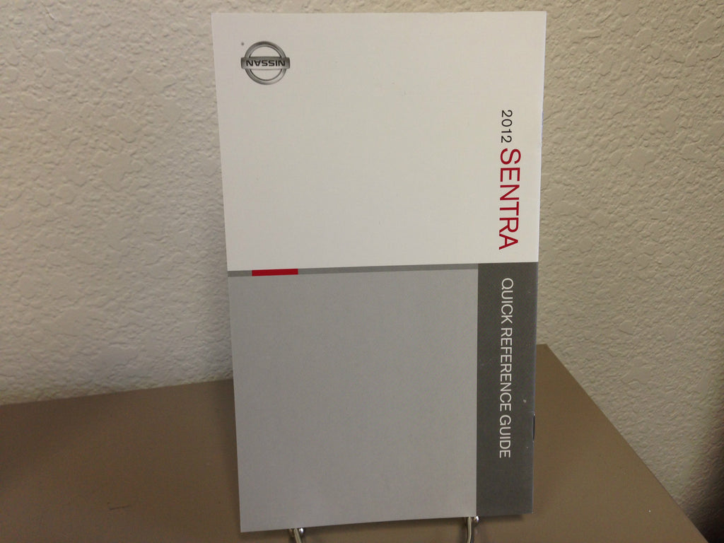 2012 Nissan Sentra Genuine OEM Owner's Manual w/Navigation and Case--Free Ship