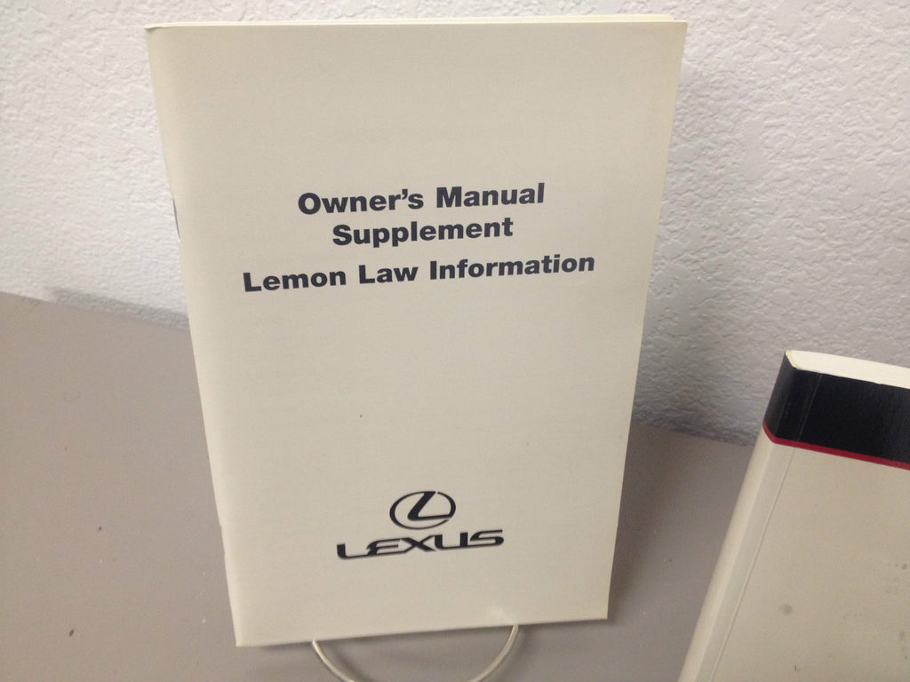2000 Lexus RX 300 Genuine OEM Owner's Manual Set w/Lexus Case-- Free Shipping!