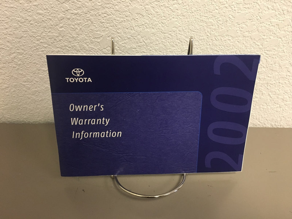 2002 Toyota Highlander Genuine OEM Owner's Manual Set w/Toyota Case-Free Ship!