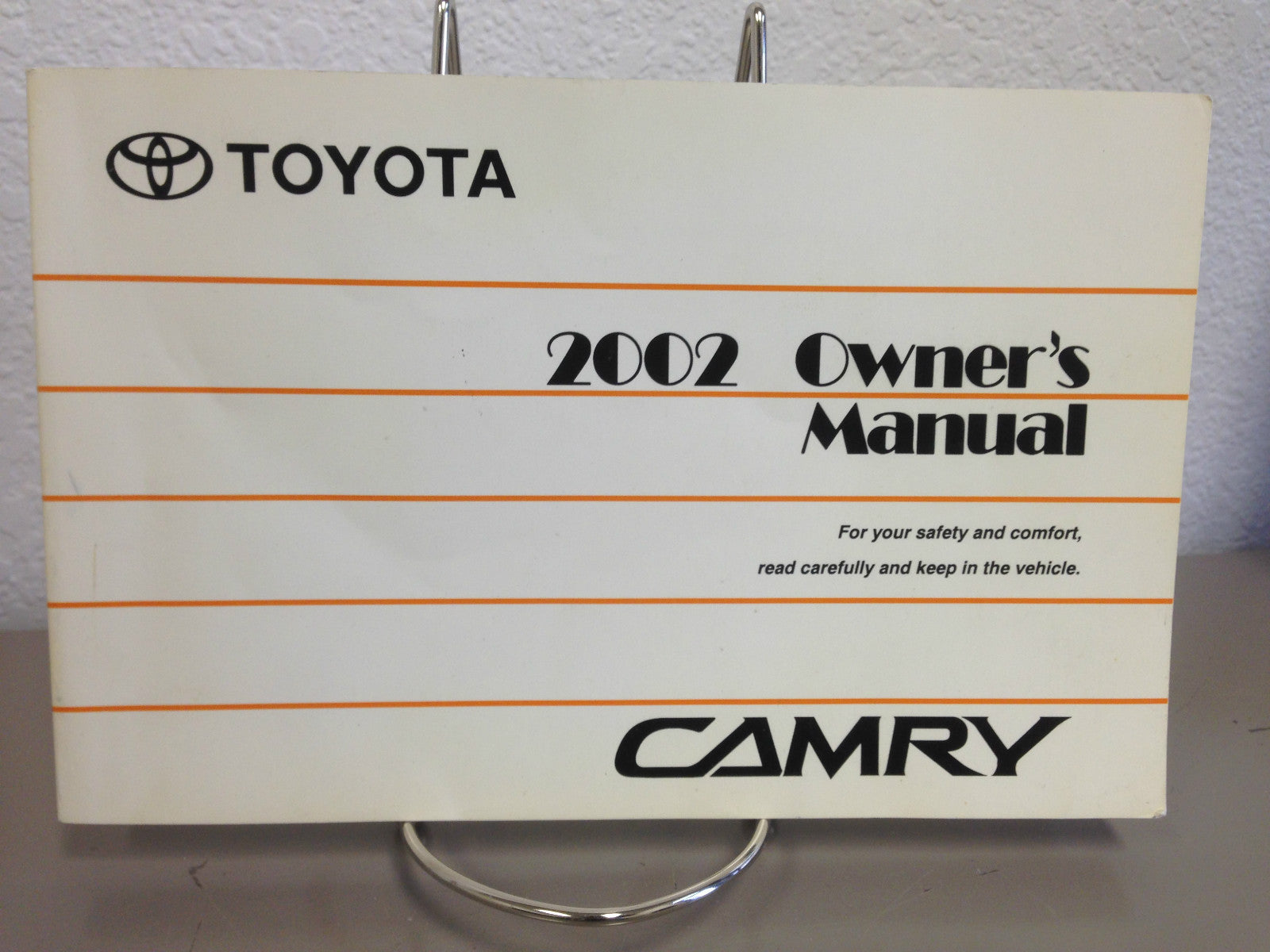 2002 Toyota Camry OEM Owner's Manual w/ Supplements - Free Shipping