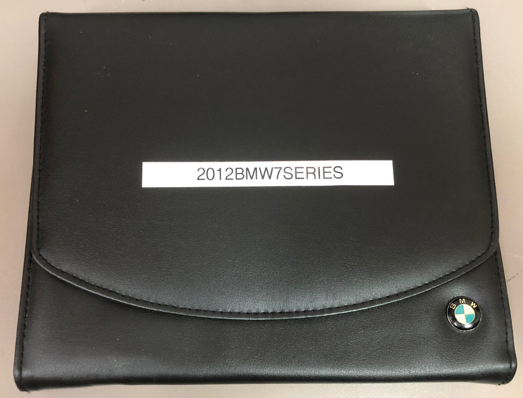 2012 BMW 7 Series 740i 740Li 750i 750Li 760Li xDrive Owner's Manual