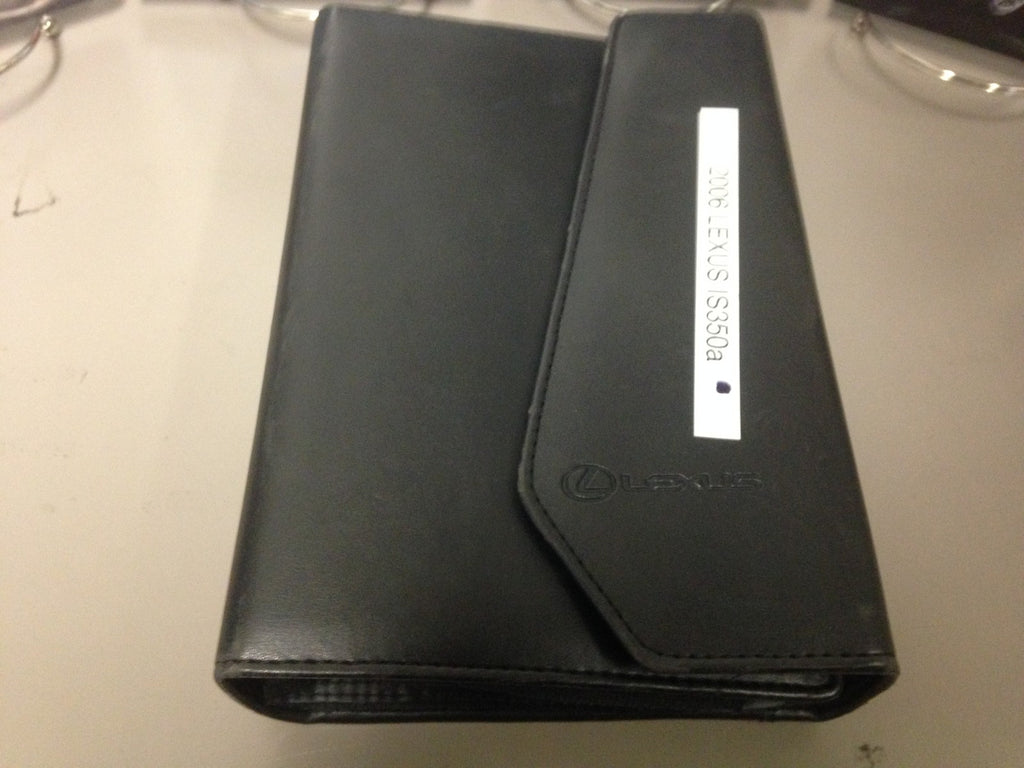 2006 LEXUS IS 350 IS 250 OEM Owner's Manual Set w/Navigation Manual & Lexus Case